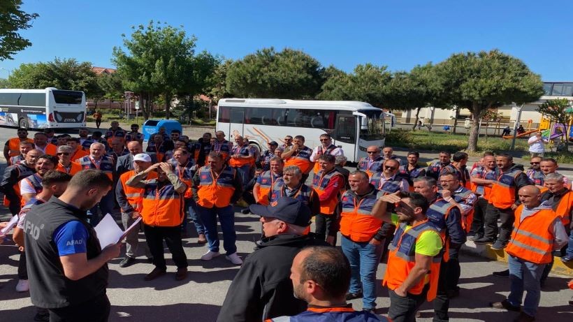 AFAD’ın tatbikatına Kocaeli’den destek