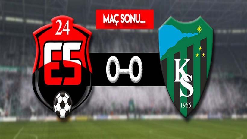 Anagold Erzincan: 0 - Kocaelispor: 0