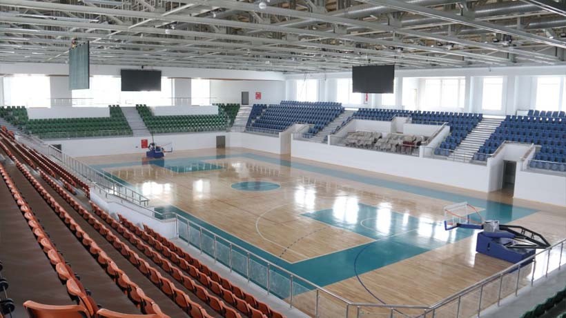 Darıca spor salonu özgün mimarisi ile parıldıyor