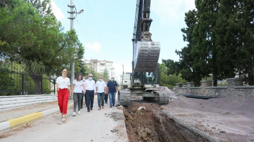 Derincede Alt Yapı Çalışması Var