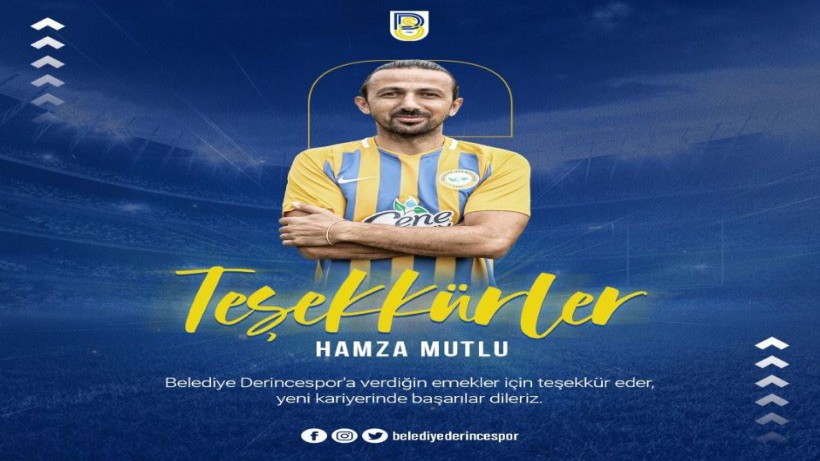 Derincespor futbolcuya teşekkür etti