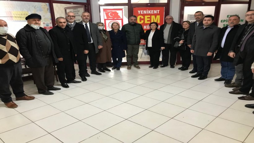 İzmit Belediyesi üst yönetiminden Yenikent Cemevi’ne ziyaret