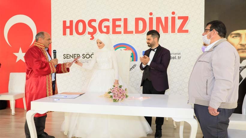 Körfez’de 2020’de 858 çift ‘evet’ dedi