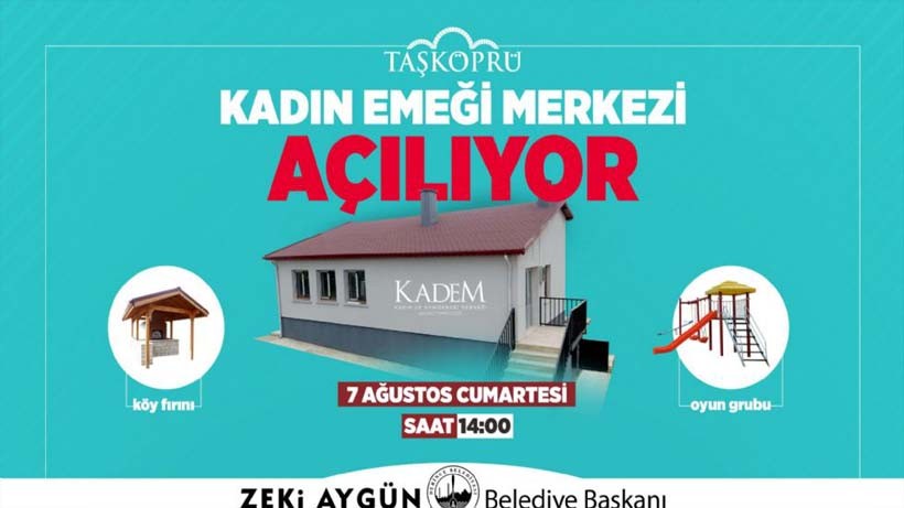 Taşköprü Kadın Emeği Merkezi Açılıyor