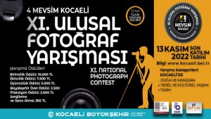 4 Mevsim Kocaeli XI. Ulusal Fotoğraf Yarışması başlıyor