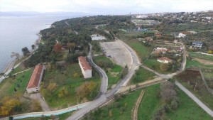 Darıca sahil parkı içindeki yol konforu arttırıldı