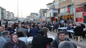 Erzurumluların iftarı büyük ilgi gödü