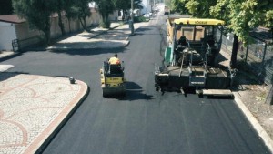 Yarımca sahil yolu asfaltlandı