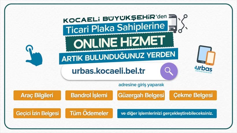 Ticari plaka sahiplerine URBAS ile hızlı çözüm