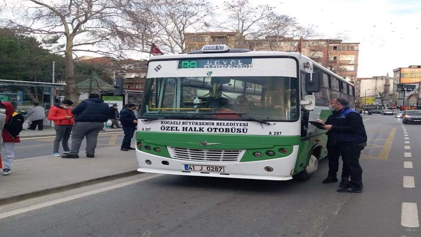 Toplu taşımada pandemi denetimi